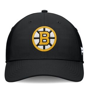 Men's Boston Bruins Fanatics Black Decades Collection Adjustable Hat